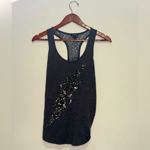 Express Lightning Bolt Tank Top - Picture 1 of 3